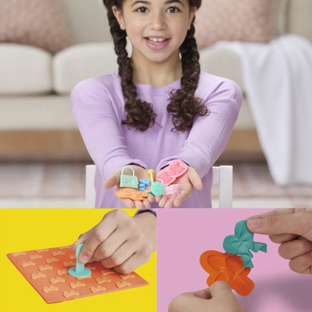 Play-Doh Barbie Parels en Strikken Patroonpakket - 12 Stuks - afbeelding 6 van 6