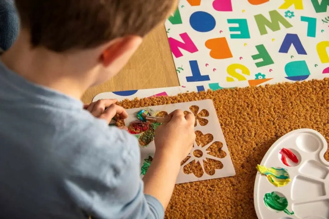 Esschert Design DIY Deurmat met Schildersset - Bloemen