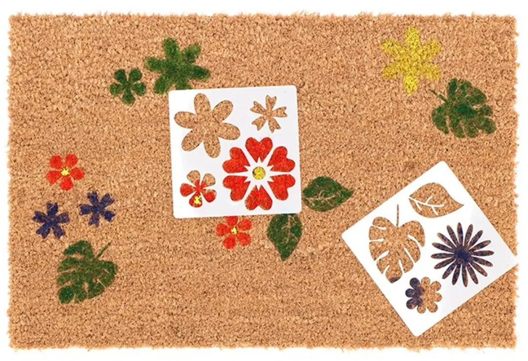Esschert Design DIY Deurmat met Schildersset - Bloemen
