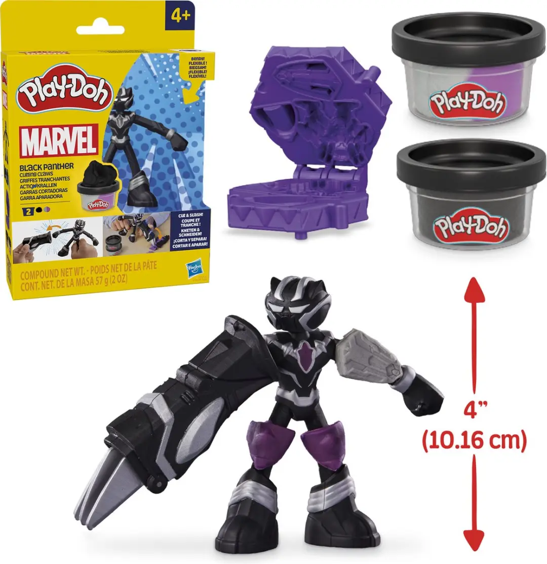 Play-Doh Marvel Black Panther Boetseerklei - Meerkleurig