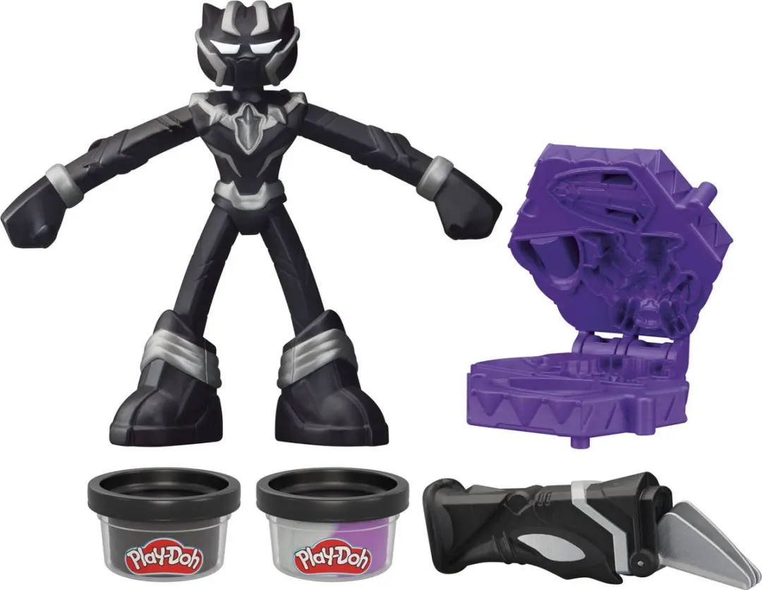 Play-Doh Marvel Black Panther Boetseerklei - Meerkleurig - afbeelding 6 van 6