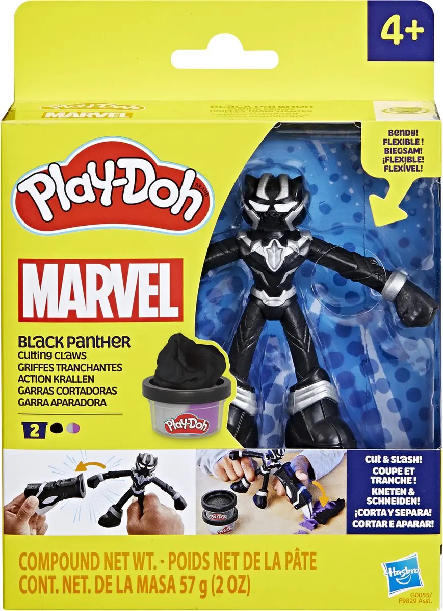 Play-Doh Marvel Black Panther Boetseerklei - Meerkleurig