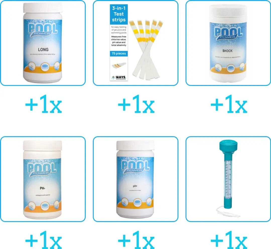Pool Power Zwembad Onderhoudspakket 6-delig