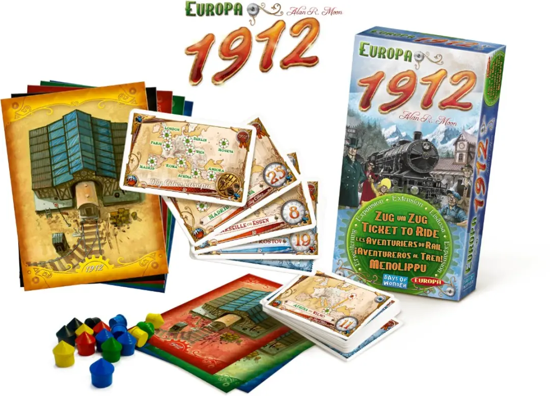 Days of Wonder Ticket to Ride Europa 1912 - Uitbreiding Bordspel