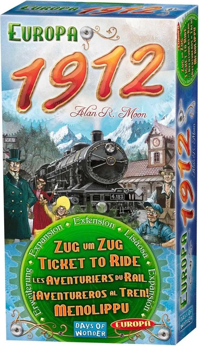 Days of Wonder Ticket to Ride Europa 1912 - Uitbreiding Bordspel