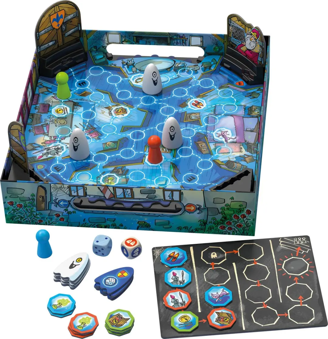 Drie Magiers Spellen Die Verdraaide Spooknacht 40896 - Coöperatief Spel - 1-4 Spelers