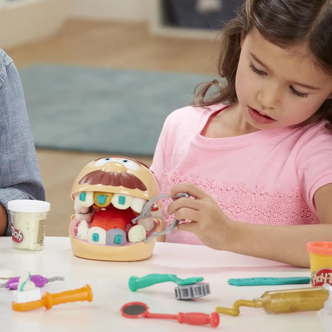 Play-Doh Top Tandarts Speelset - 8 Potjes Multikleur - afbeelding 6 van 6