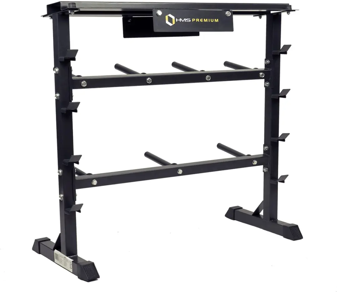 HMS Premium Opbergrek voor Halters en Dumbbells - Zwart