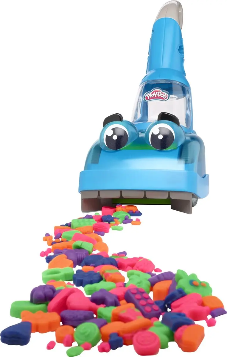 Play-Doh Zoom Zoom Stofzuiger en Opruimset - Multicolor