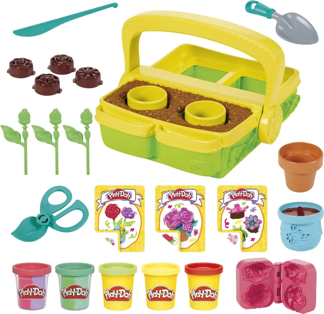 Play-Doh Bloeiende Bloemen Speelset - 18 Stuks