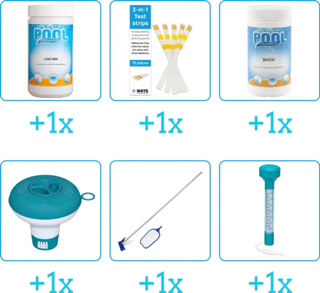 Pool Power Zwembad Onderhoudspakket 6-delig
