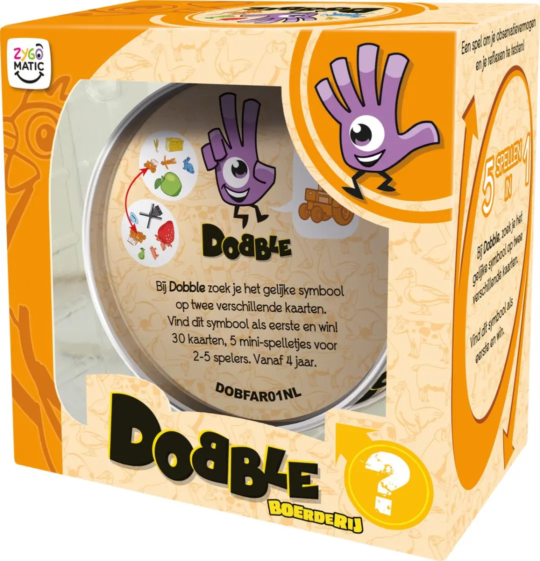Zygomatic Dobble Boerderij Kaartspel