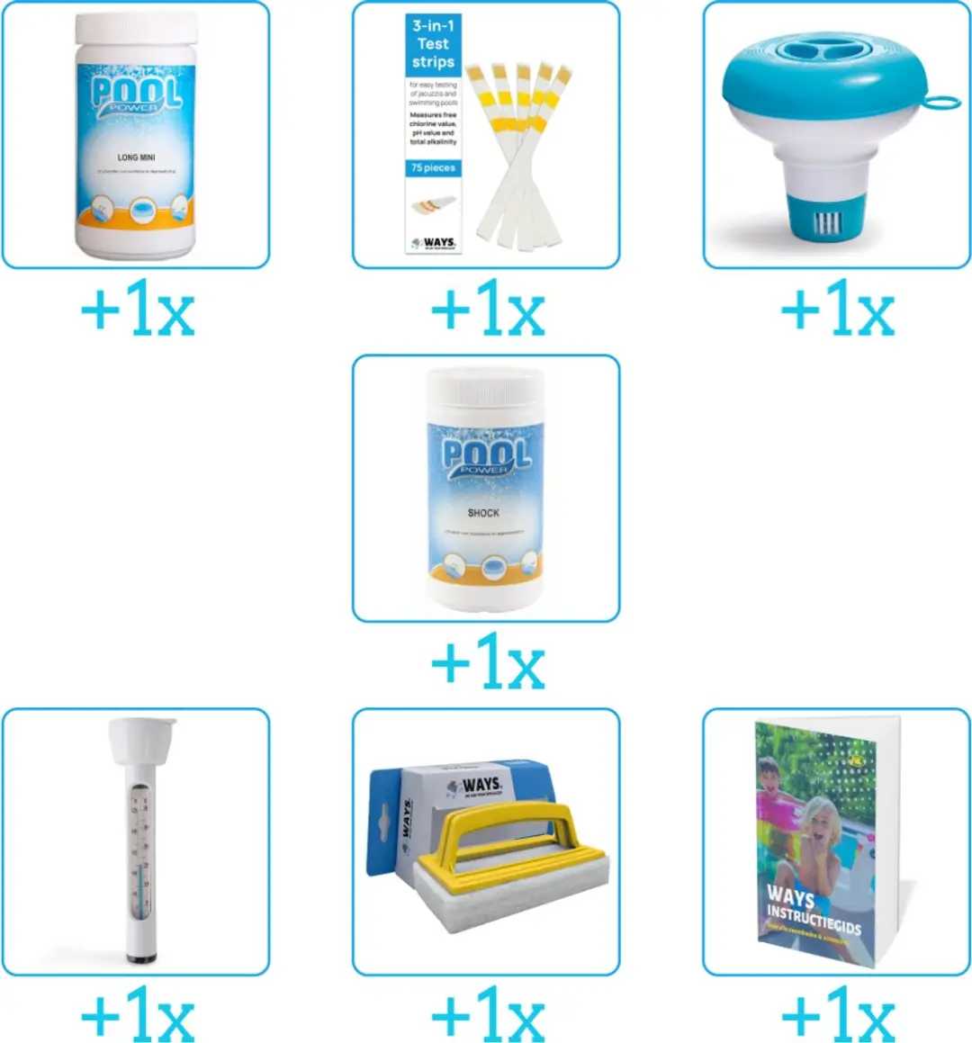 Pool Power Zwembad Onderhoudspakket 7-delig