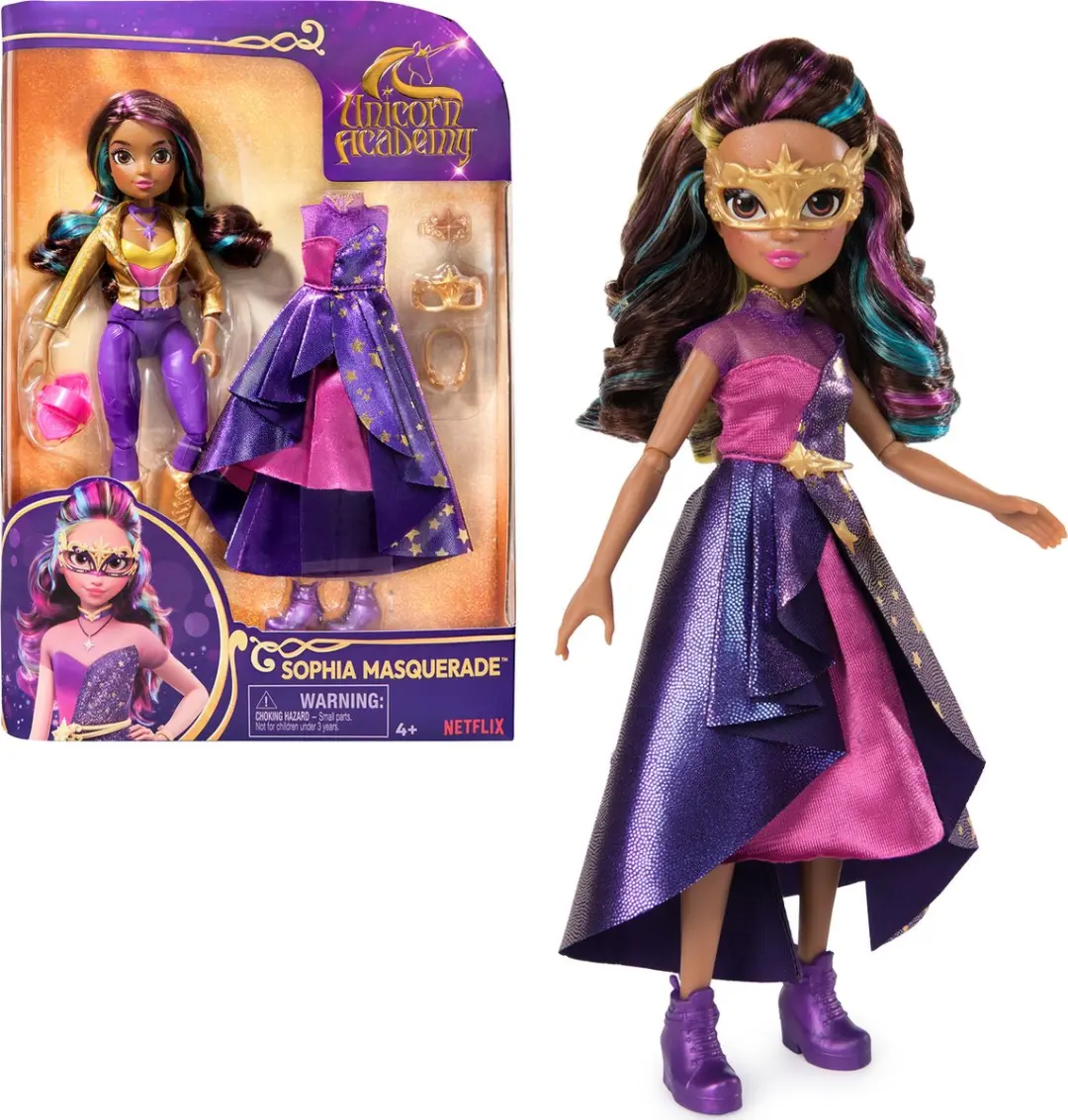 Unicorn Academy Pop Sophia Gemaskerd Bal