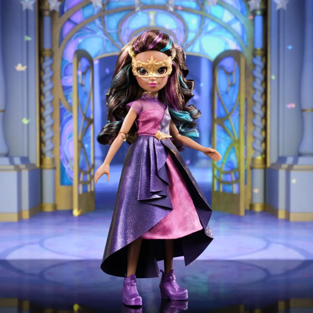 Unicorn Academy Pop Sophia Gemaskerd Bal - 9 Accessoires - Regenbooghaar