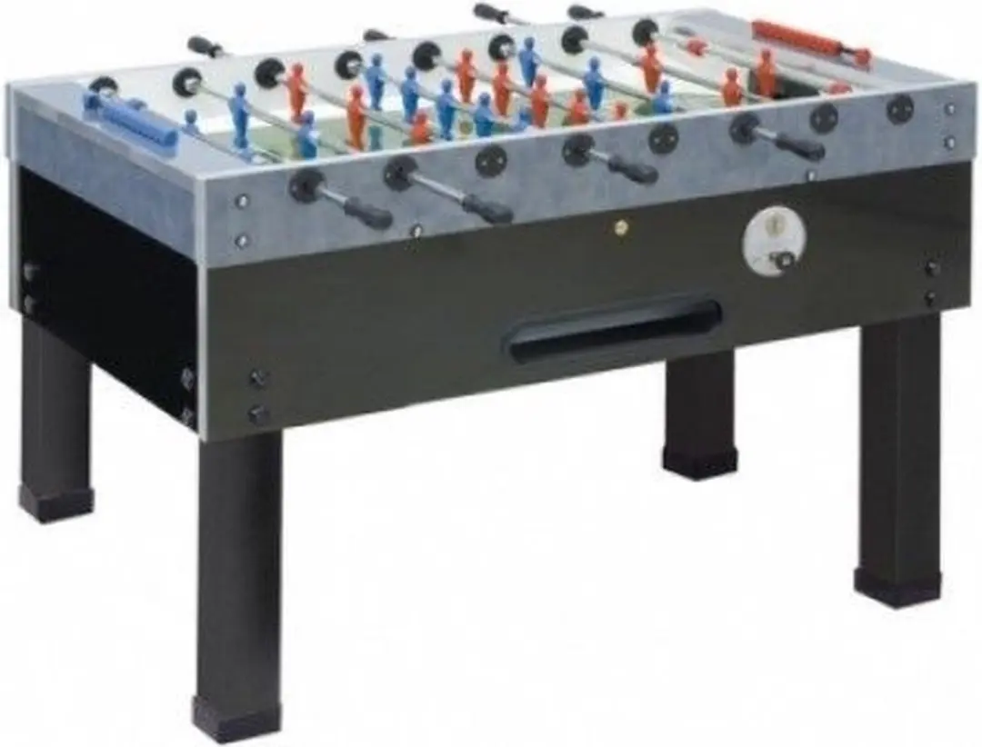 Garlando Maracana Voetbaltafel 20044 - 5 Ballen - 5,5 ft - Zwart/Grijs - afbeelding 3 van 3