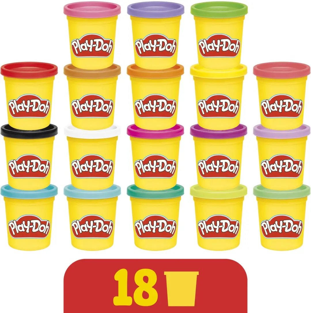 Play-Doh Fantaseer Maar Raak 18 Potjes Klei - Multi