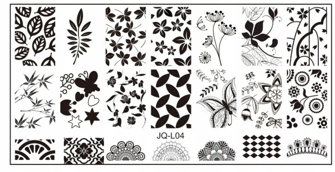 Born Pretty Stempelplaat JQ-L04 Mandala - Kleurig