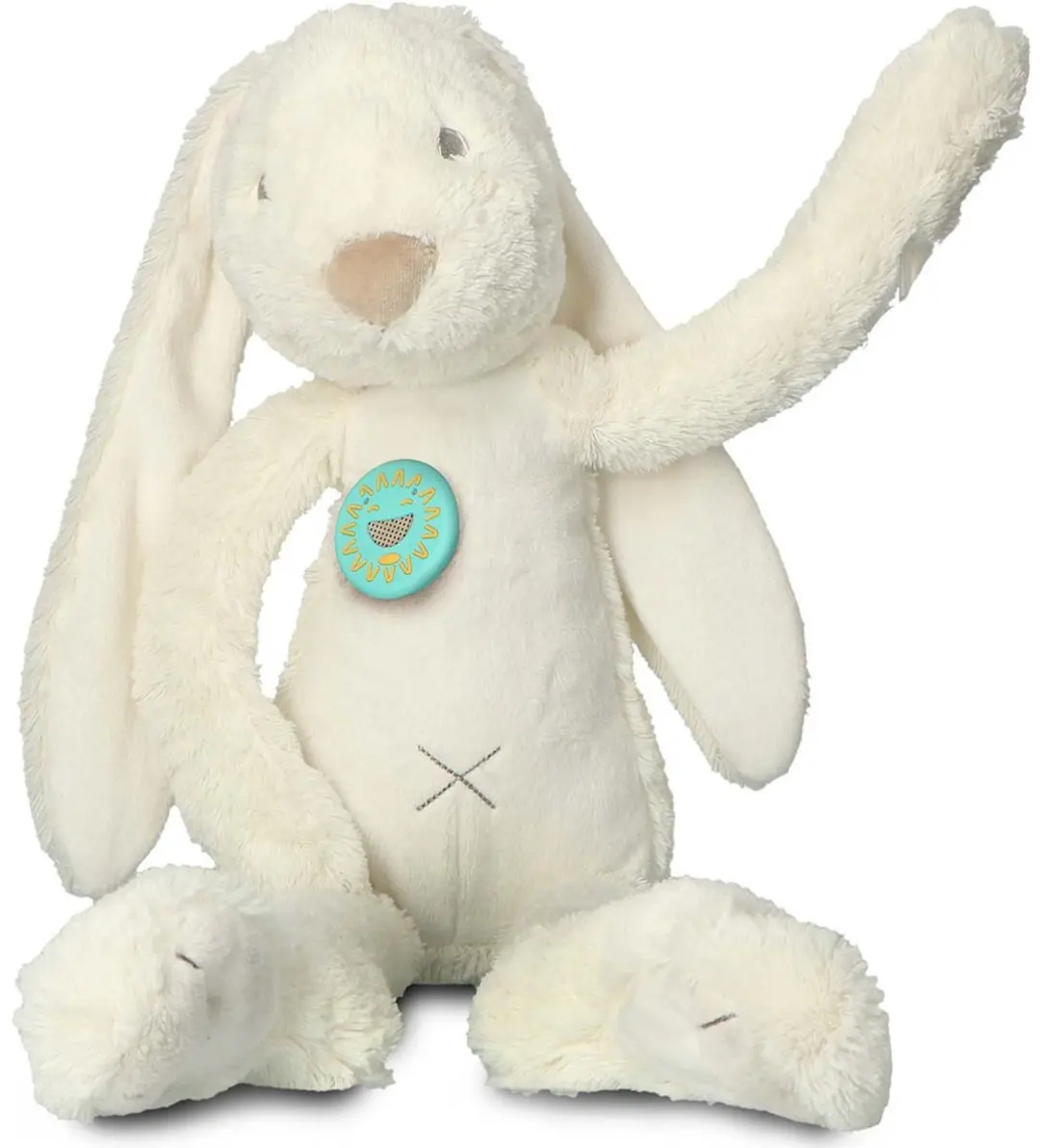 Alecto HeeHee Knuffelkonijn Spraakbutton - Konijn - afbeelding 6 van 6