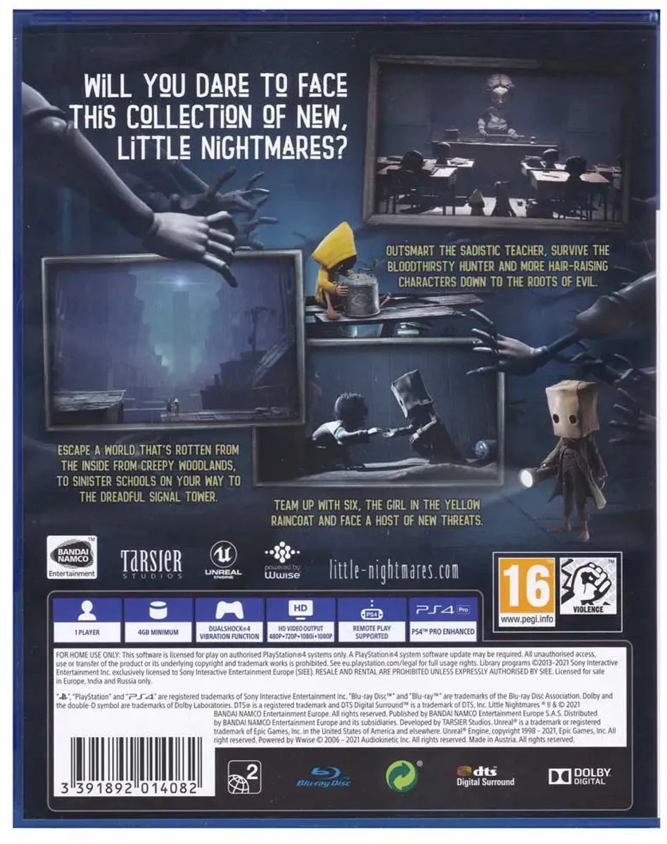 Bandai Namco Little Nightmares II PS4