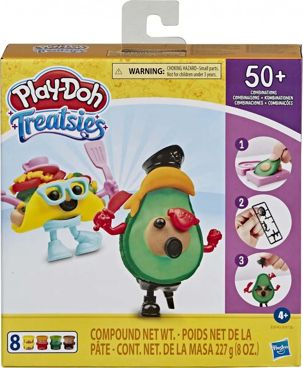Play-Doh E9745 Boetseermateriaal - 8 Stuks