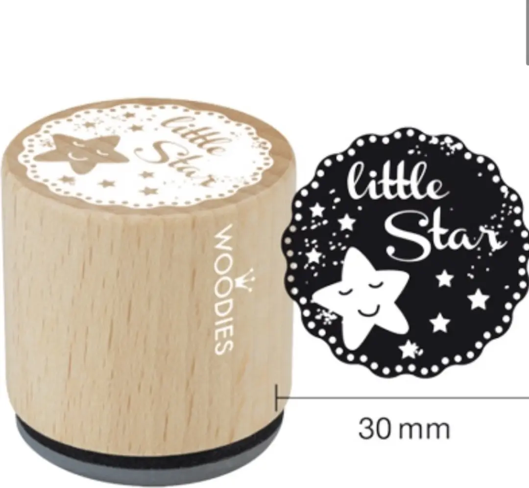 Woodies Little Star Stempels
