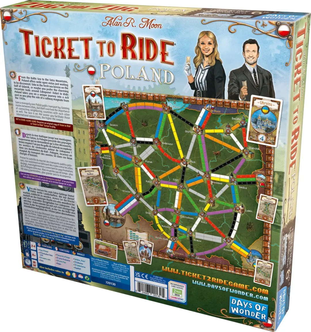 Days of Wonder Ticket to Ride Polen Uitbreiding - Bordspel DOW 720130
