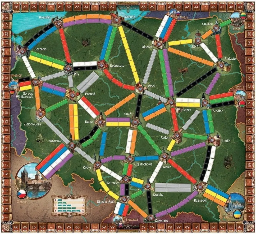 Days of Wonder Ticket to Ride Polen Uitbreiding - Bordspel DOW 720130