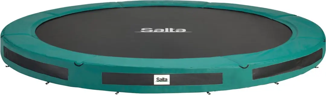 Salta Premium Ground Sports Inground Trampoline - Ø427cm Groen