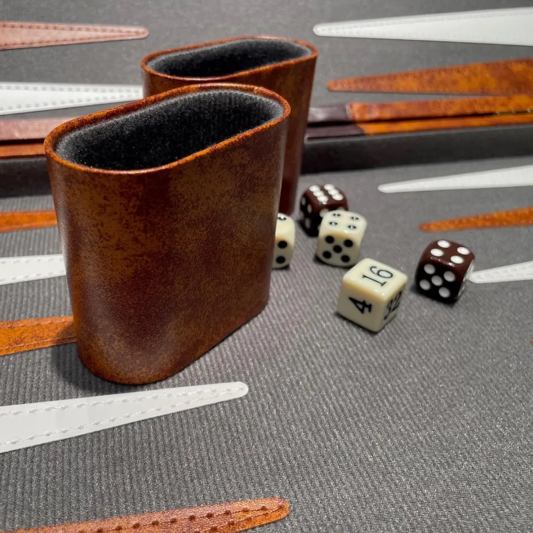 Buffalo Backgammon BK1215M - 46x28cm - Bruin