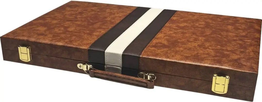 Buffalo Backgammon BK1215M - 46x28cm - Bruin