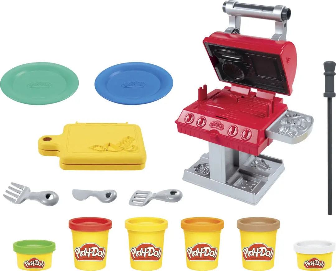 Play-Doh Super Grill Barbecue Speelset - 14-delig
