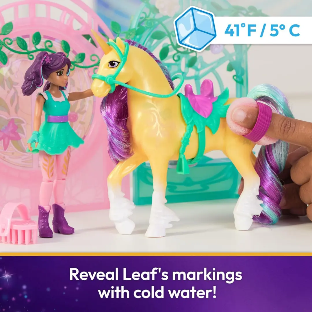 Unicorn Academy Ava & Leaf Stall Magische Speelset - Multicolor