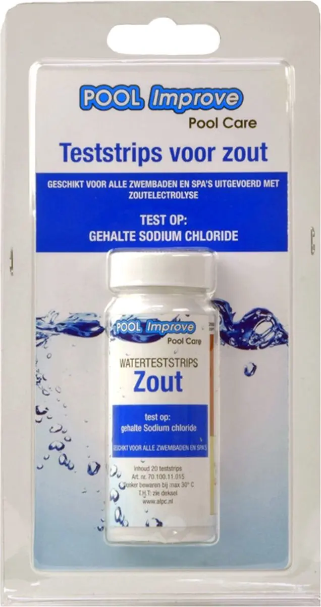 Pool Improve 401187 Teststrips Zoutelektrolyse