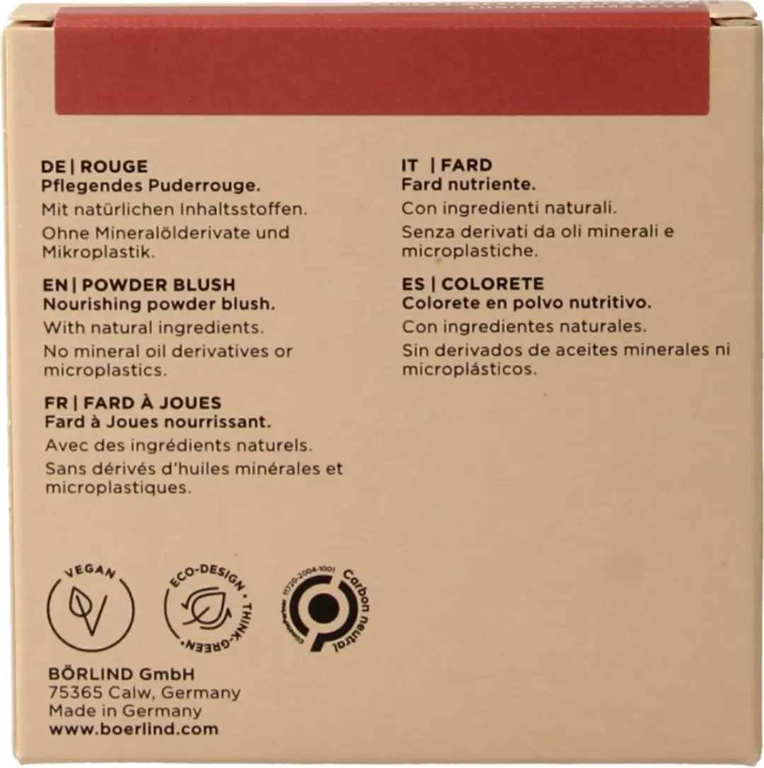 Annemarie Börlind Blush Powder Raspberry Delight 5g