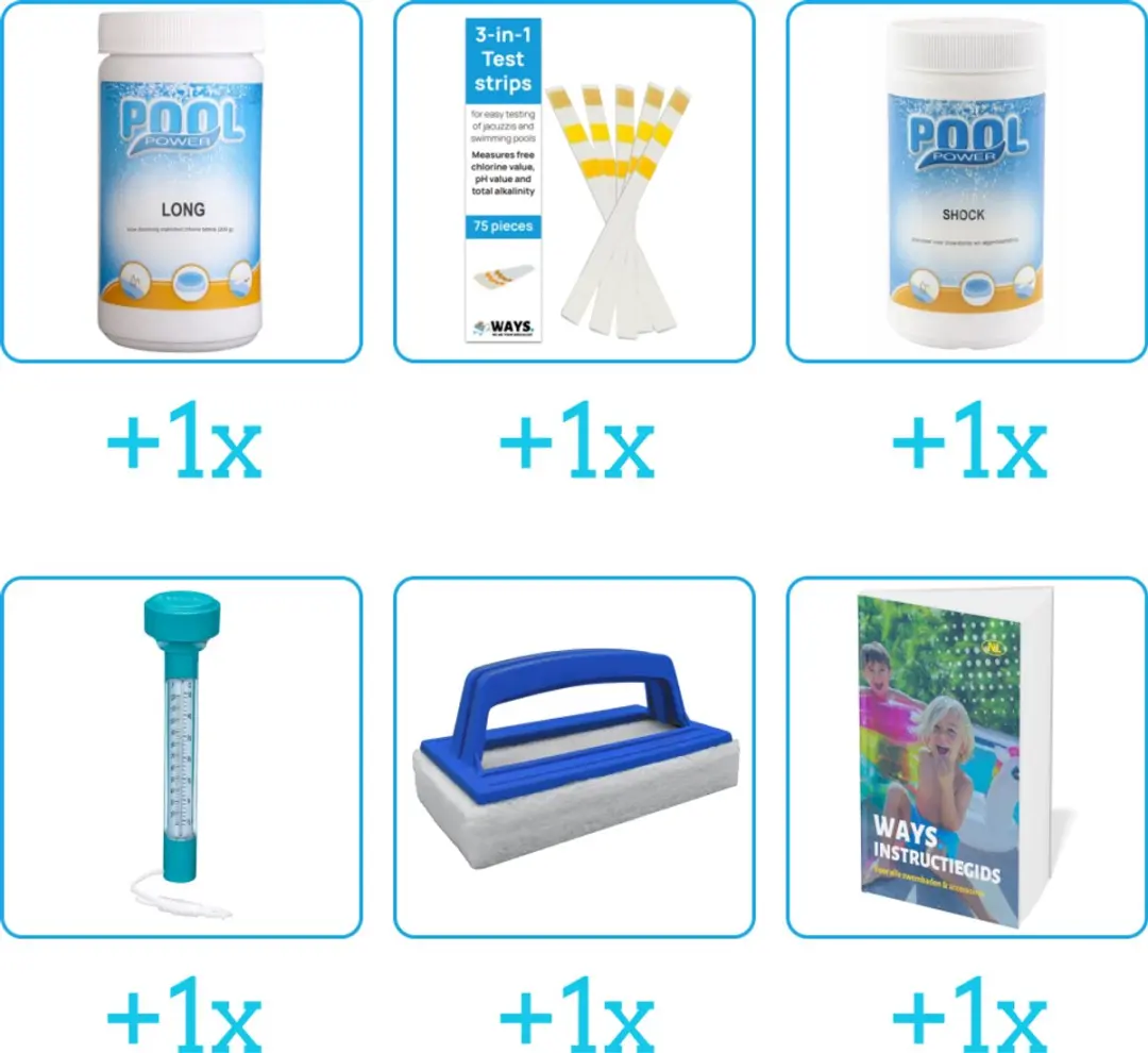 Pool Power Zwembad Onderhoudspakket 6-delig