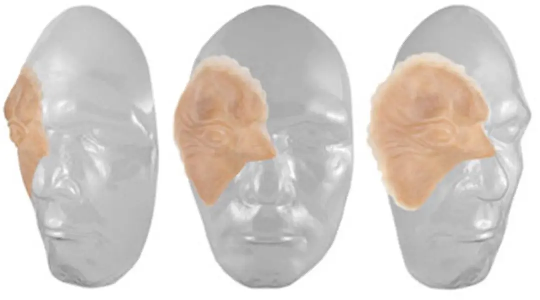 Grimas Latex Gezicht Quasimodo 405 - afbeelding 2 van 2