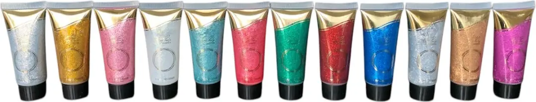 Easy Paris Cosmetics Glitter Gel Set - 2x22ml Goud & Zilver