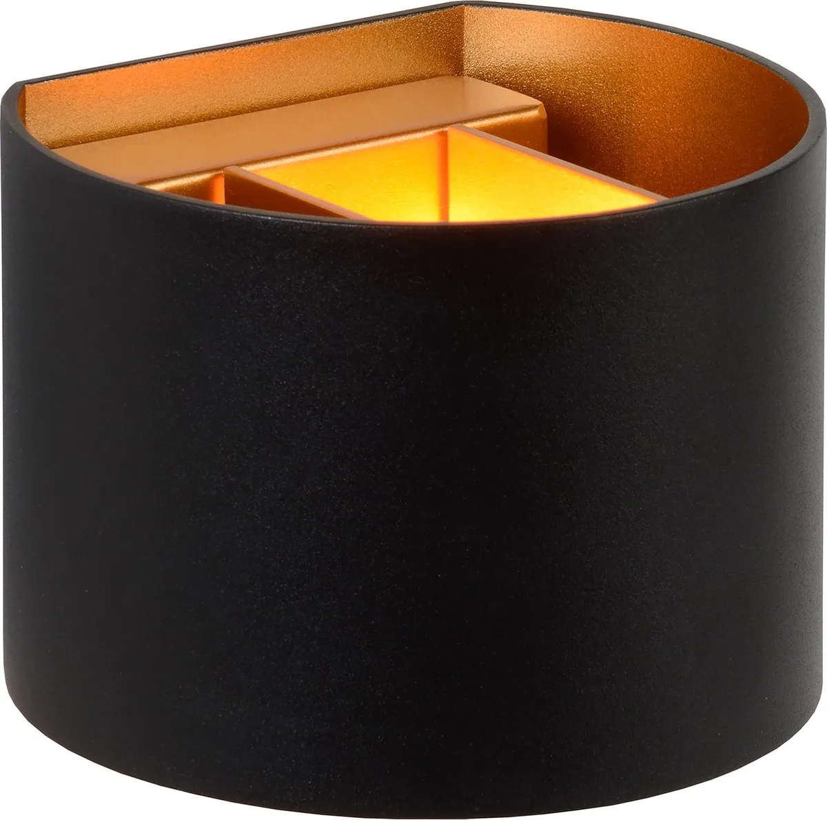 Lucide XIO Wandlamp LED - 3,5W 2700K - Zwart