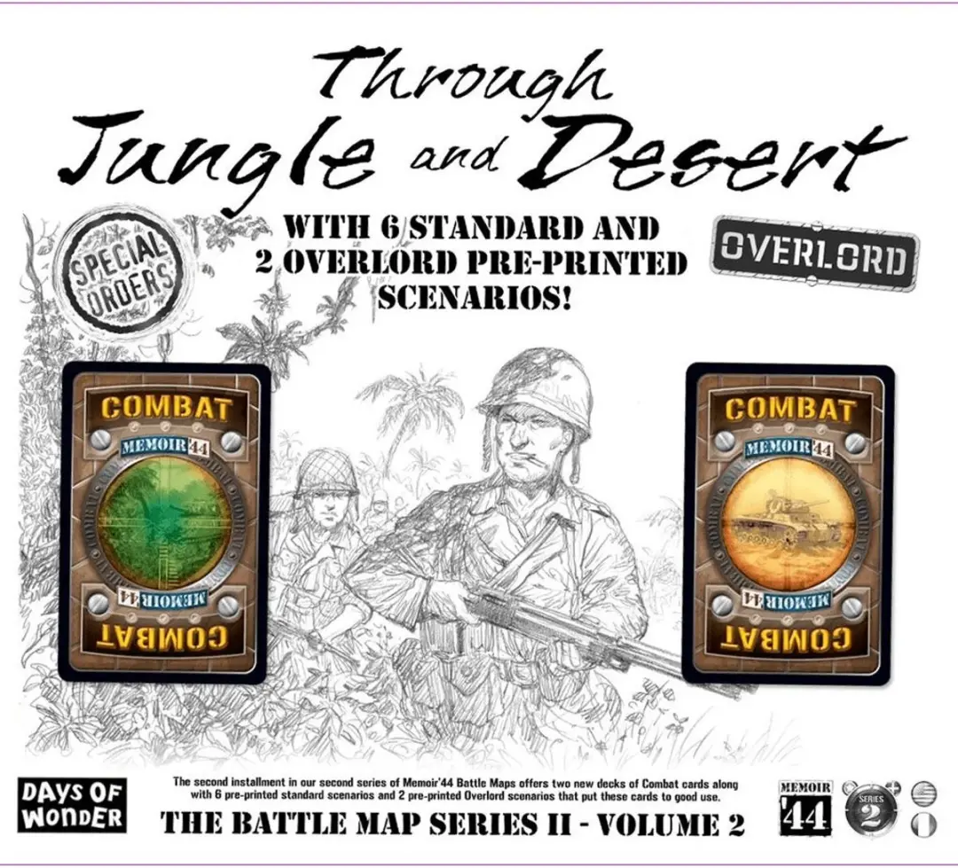 Days of Wonder Memoire '44 Through Jungle & Desert - Uitbreiding - 2-8 Spelers