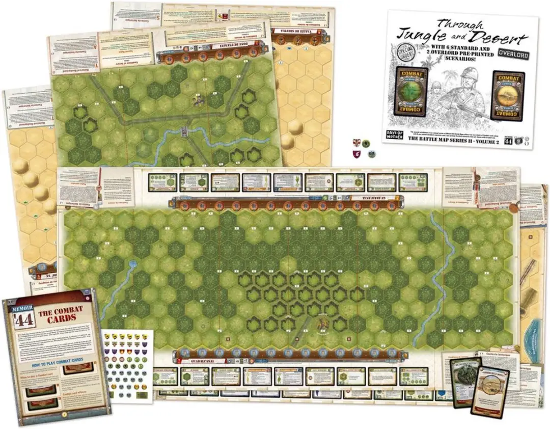 Days of Wonder Memoire '44 Through Jungle & Desert - Uitbreiding - 2-8 Spelers