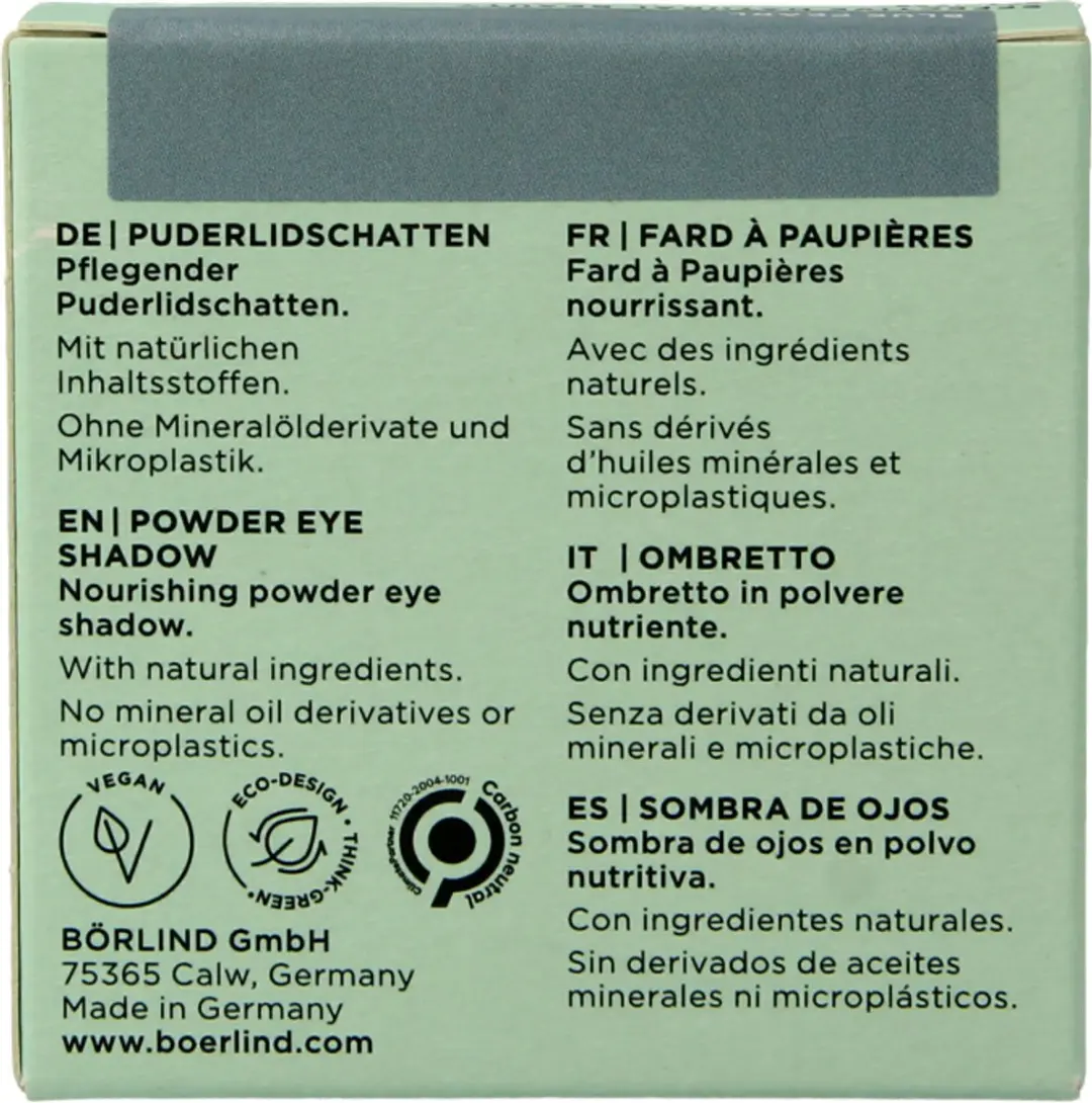 Annemarie Börlind Oogschaduw Powder Blue Pearl 2g