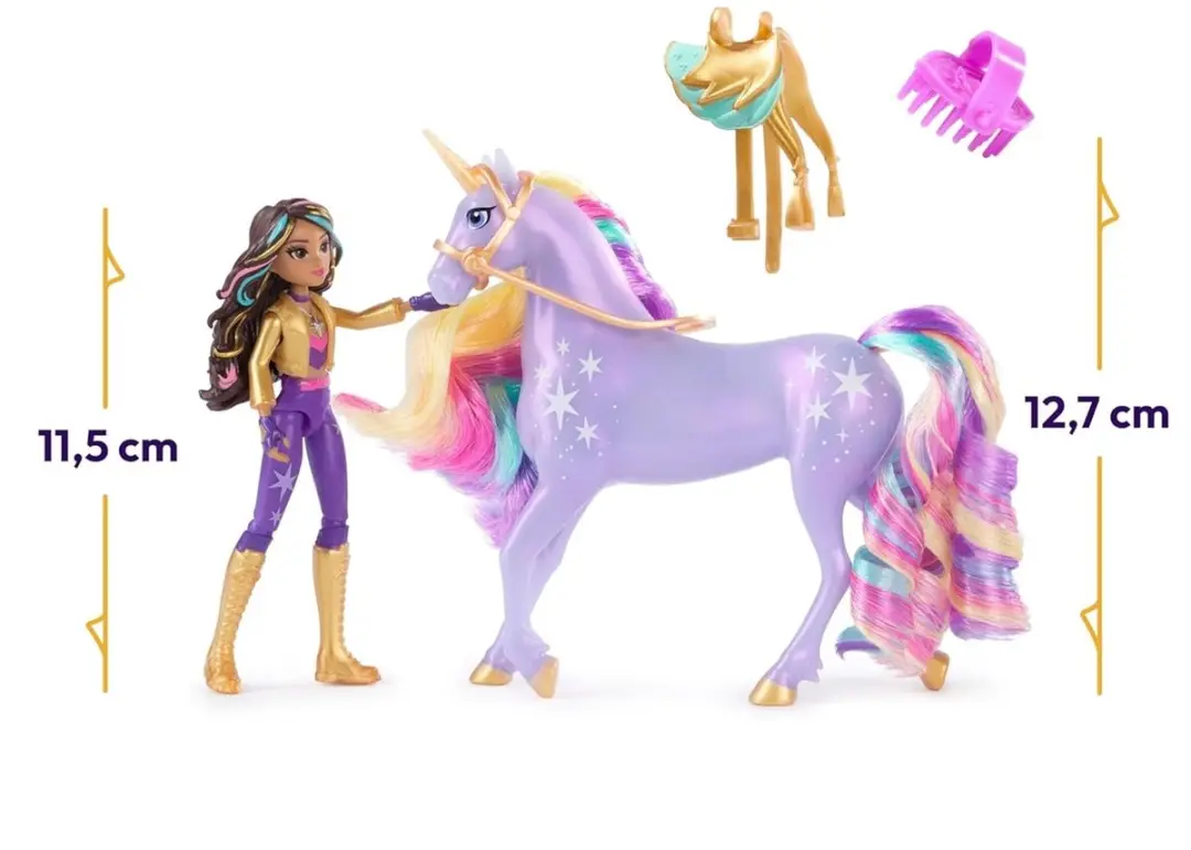 Unicorn Academy Pop Sophia & Wildstar Speelfigurenset - 3x Knoopcel - MPN 6066838