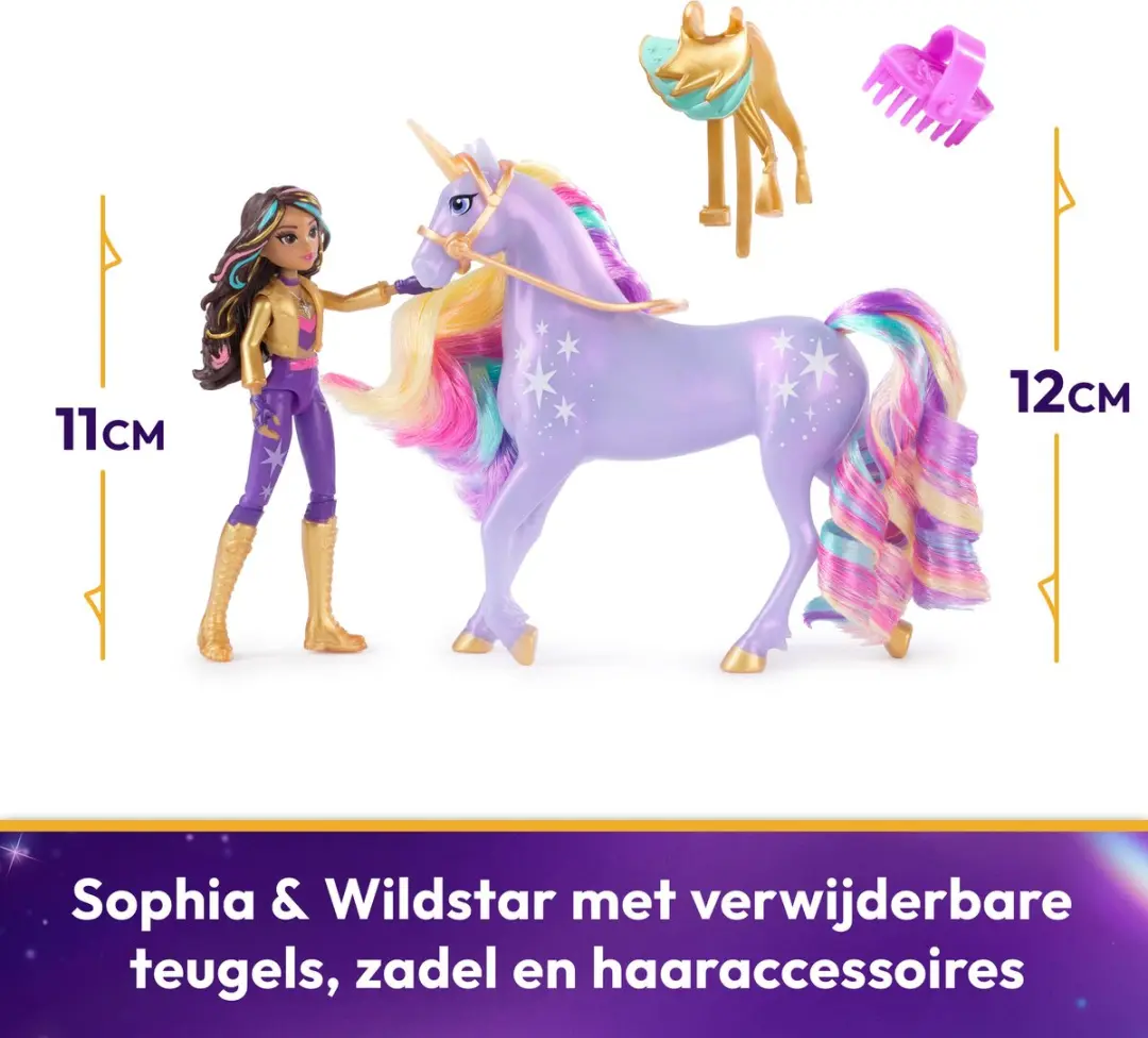 Unicorn Academy Pop Sophia & Wildstar Speelfigurenset - 3x Knoopcel - MPN 6066838