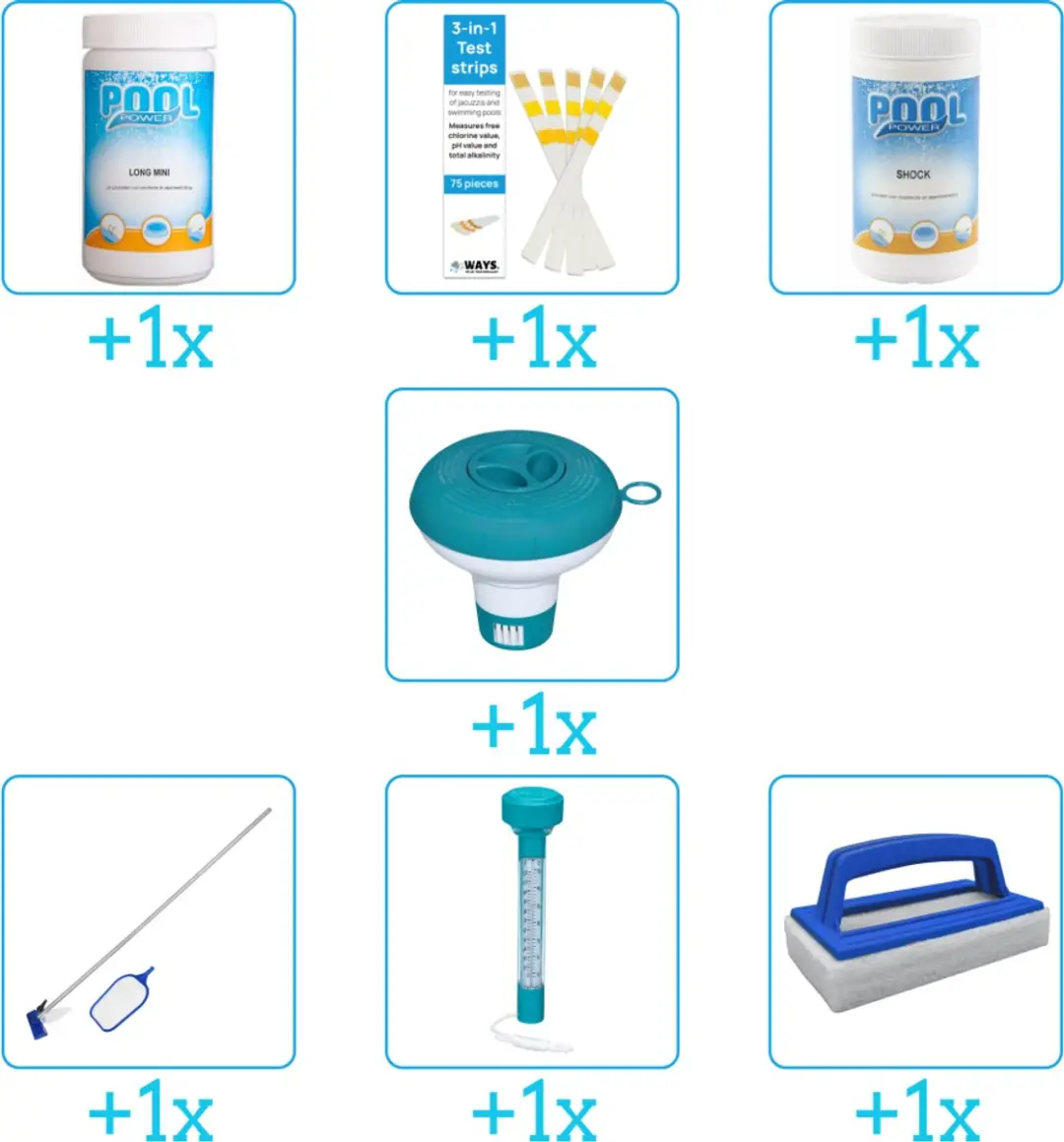 Pool Power Zwembad Onderhoudspakket 7-delig