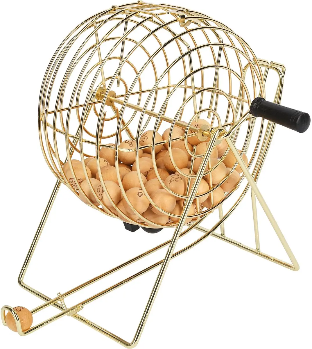 Buffalo Bingo Molen Set BG1230 - 24cm - Goud/Houtkleur