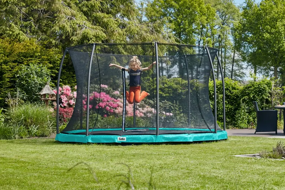 Salta Comfort Edition Ground Trampoline - ø 251cm - Groen