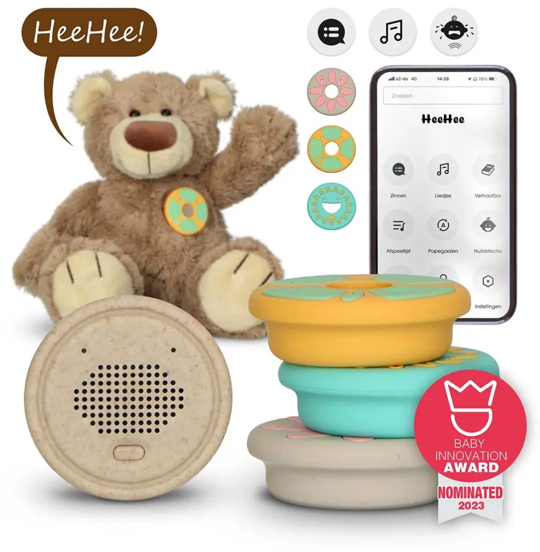 Alecto HeeHee Baby Spraak Button - Meerkleurig - afbeelding 6 van 6