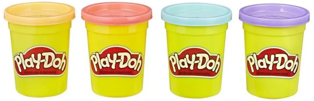 Play-Doh Levendige Kleuren 4-pack - 4x85g Boetseerklei
