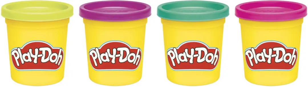 Play-Doh Levendige Kleuren 4-pack - 4x85g Boetseerklei